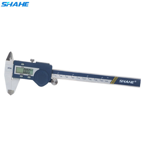 SHAHE IP54 étanche numérique étriers acier inoxydable électronique Vernier pied à coulisse 150 mm outils de mesure Vernier étriers ► Photo 1/6