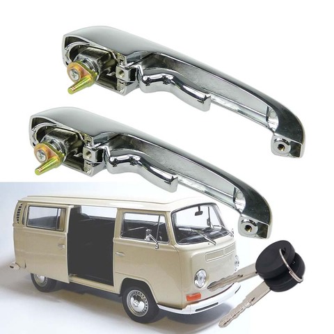 Poignées de porte extérieure de voiture, pour VW T2 Type 2 de 1969 à 1979 ► Photo 1/4