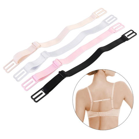 Bretelles élastiques antidérapantes pour femmes, accessoire de soutien-gorge réglable, Clip arrière ► Photo 1/6