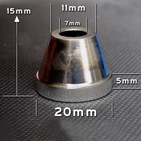 S5 20mm aluminium réflecteur lisse lampe de poche réflecteur tasse réfléchissante arc ► Photo 1/4