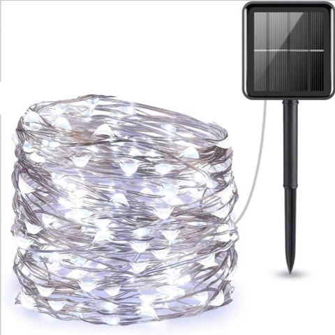 La fée solaire extérieure de ficelle allume 10M 20M 30M LED lampes solaires 100/200/300led s imperméabilisent la décoration de noël pour la rue de jardin ► Photo 1/6