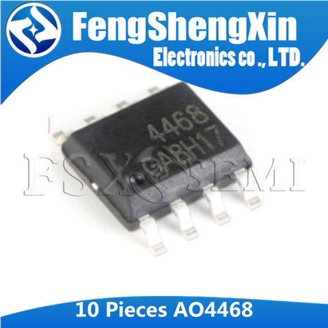 10 pièces/lot AO4468 SOP8 4468 SOP SMD n-canal MOSFET ► Photo 1/1