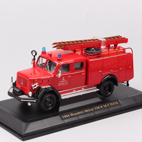 1/43 Yat Ming classiques allemagne 1964 MAGIRUS-DEUTZ 150D 10F TLF-16 camion de pompier Diecasts et véhicules miniatures ► Photo 1/6