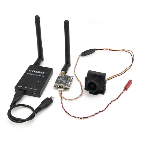 Récepteur FPV UVC 5.8G, facile à utiliser, liaison vidéo OTG, téléphone Android, émetteur 40ch 600mw, CCD 600TVL, caméra FPV pour voiture drone RC ► Photo 1/6