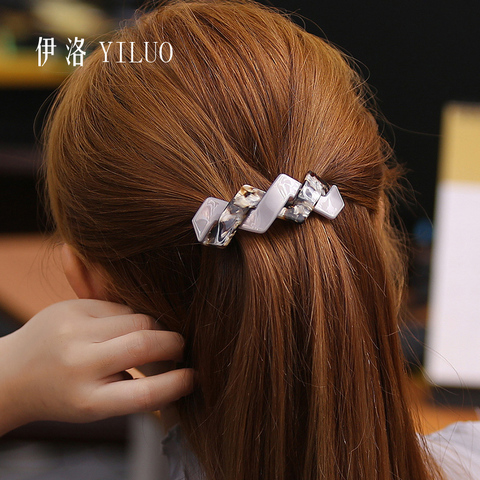 Pince à cheveux pour femmes, fait à la main, jolie Barrette, accessoires de mode ► Photo 1/6