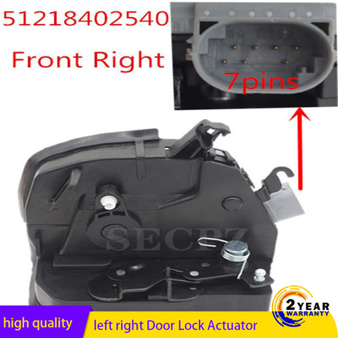 Actionneur de verrouillage de porte avant arrière gauche droite, pour BMW E53 X5, ensemble de 4 pièces, 51228402602, 51228402601, 51218402540, 51218402537 ► Photo 1/6