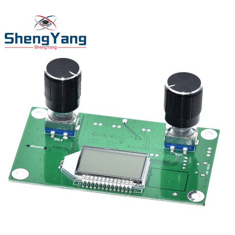 Module récepteur Radio FM, Modulation de fréquence, carte de Circuit imprimé de réception stéréo avec écran LCD silencieux 3-5V LCD ► Photo 1/6