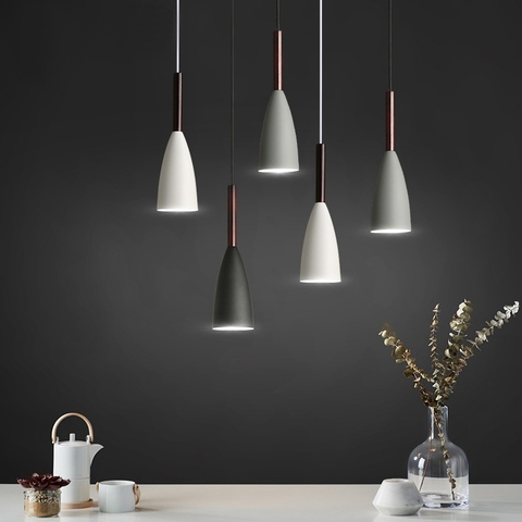 Lampe suspendue au design nordique moderne, luminaire décoratif d'intérieur, idéal pour une salle à manger, une cuisine ou une salle à manger, E27 ► Photo 1/6