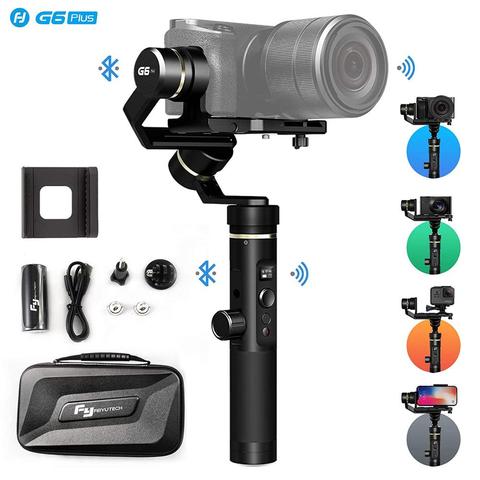 Feiyutech – G6 Plus Micro stabilisateur de caméra GoPro Focus, stabilisateur de cardan portable Stable à 3 axes Compatible avec téléphone, charge utile ► Photo 1/6