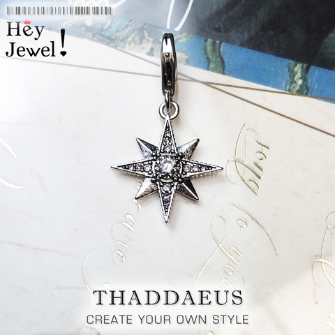 Breloques royauté Star 2022 nouveau 925 en argent Sterling homard fermoir pendentifs mode fabrication de bijoux à la main artisanat pour les femmes ► Photo 1/6