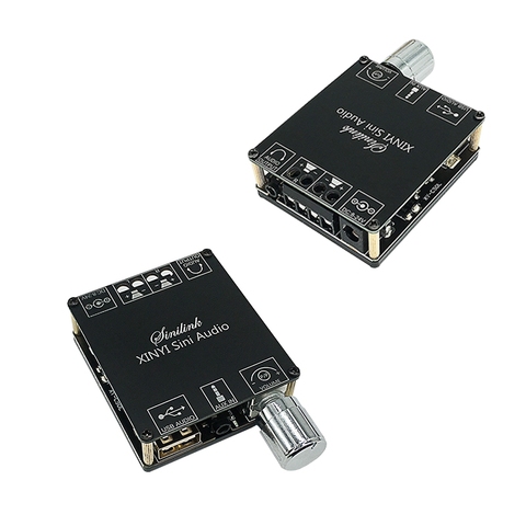 MINI amplificateur de puissance numérique Bluetooth XY-C50L, 3.5MM, application USB, 50w + 50w, Audio sans fil, carte stéréo, 5.0 ► Photo 1/4