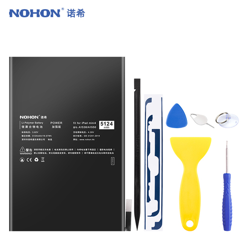 NOHON – batterie de remplacement pour tablette Apple iPad Mini 4 A1538 A1546 A1550, 5124mAh, haute capacité, outils gratuits ► Photo 1/5