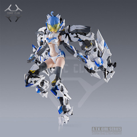 CLUB de bande dessinée en STOCK 1/12 bras de cadre A.T.K fille DIVINE BEASTS-BAIHU par e-modèle assemblage action robot jouets Figure ► Photo 1/5