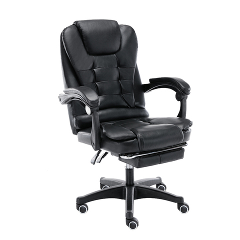 Chaise de gaming ergonomique de haute qualité en cuir inclinable pour le personnel, chaise de bureau et de jeu ergonomique, Internet, prévente ► Photo 1/6
