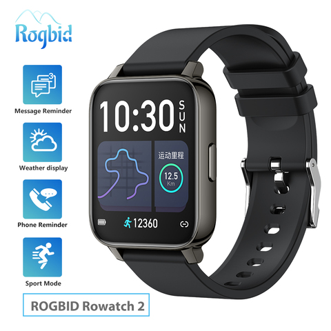 Rogbid Rowatch 2 pleine touche montres intelligentes hommes 1.69 