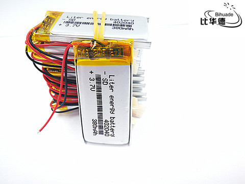 Batterie au lithium polymère 3.7 V, 402040 042040 380mah peut être personnalisé en gros CE FCC ROHS MSDS certification de qualité ► Photo 1/2