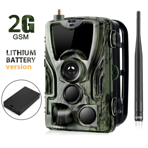 2G caméra de chasse SMS MMS SMTP 20MP caméra de suivi cellulaire HC801MLI Surveillance sauvage sans fil avec batterie au Lithium 5000Mah ► Photo 1/6