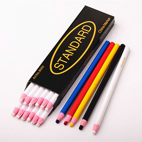 STANDARD coupe-libre tailleur couture craie/Crayon/Pastel/Crayon couture marqueur stylo pour vêtements/vêtement/tissu couture craie outils 8000 ► Photo 1/6