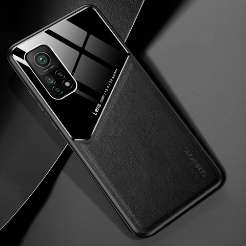 Coque en cuir PU pour Xiaomi Mi 10T Mi10T, étui de téléphone brillant et souple, résistant aux chocs, Fundas ► Photo 1/6