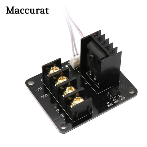 Module d'alimentation lit chauffant/Hotbed extension MOSFET pour imprimante 3D, 2 broches Inc, câble pour Anet A8 A6 A2 rampes 1.4 ► Photo 1/6