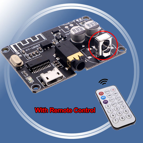 Bluetooth Audio récepteur carte Bluetooth 5.0 mp3 sans perte décodeur carte sans fil stéréo Module de musique XY-WRBT avec télécommande ► Photo 1/6