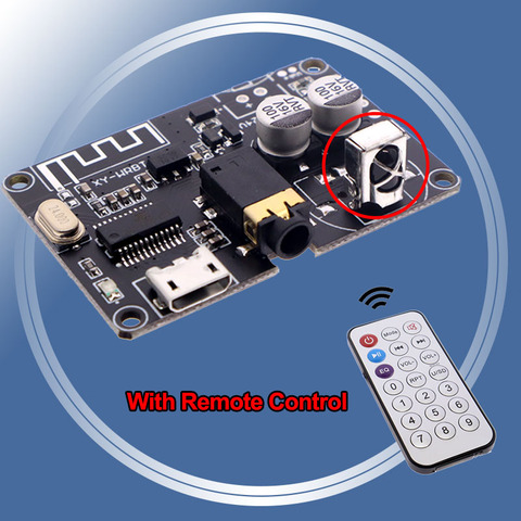 Bluetooth Audio récepteur carte Bluetooth 5.0 mp3 sans perte décodeur carte sans fil stéréo Module de musique XY-WRBT avec télécommande ► Photo 1/6