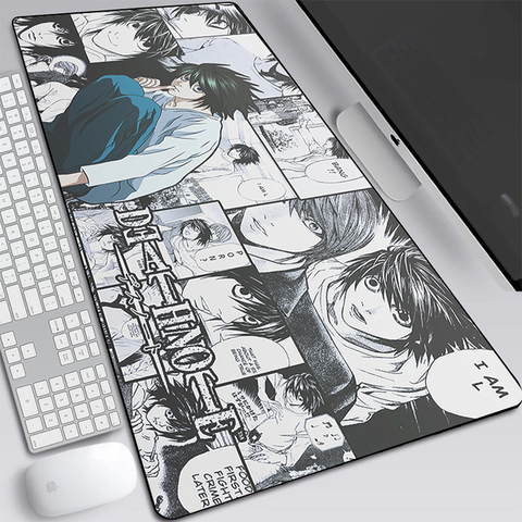 Tapis de souris de jeu Death Note MatsKira, grand clavier, accessoire pour ordinateur portable, 900x400x2mm ► Photo 1/6