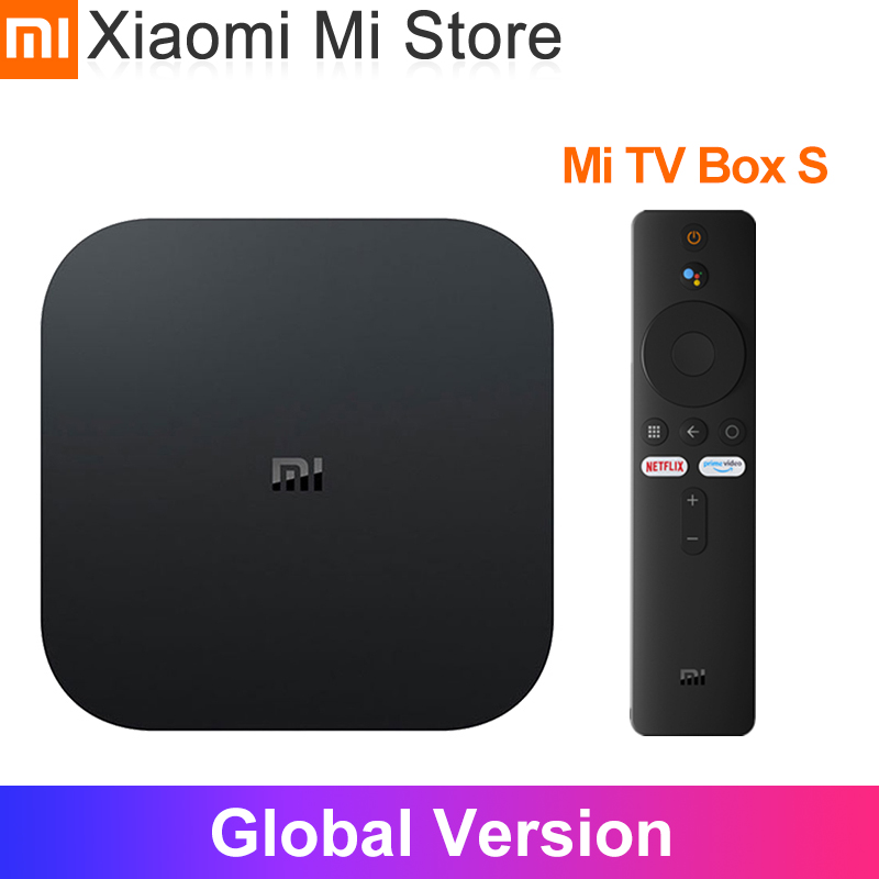 Xiaomi – boîtier Smart TV Mi Box S 4K Ultra HD, Android TV 9.0 HDR, 2G, 8G,  WiFi, Google Cast, Netflix, décodeur IPTV