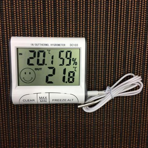Hygromètre électronique LCD numérique, température et humidité de-10 à 50 degrés Celsius, 20% RH ~ 99% RH, DC103 ► Photo 1/5