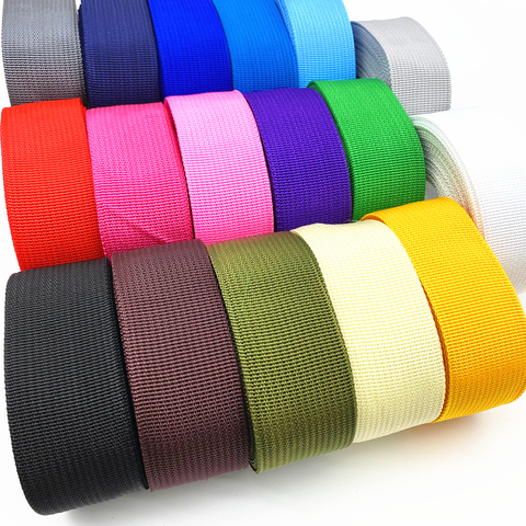 Ruban en Nylon pour animaux domestiques, 5 yards/38mm, sangle en toile pour sac à dos, sangle de couture, accessoires de ceinture ► Photo 1/5