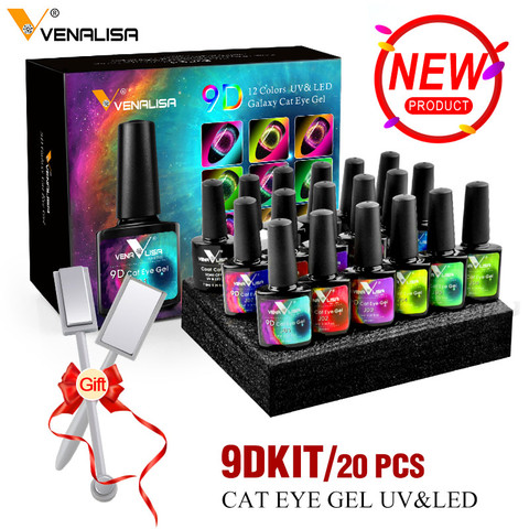 Venalisa – kit de vernis à ongles en Gel magnétique, laque, émail 9d, 7.5Ml, 2022 ► Photo 1/6
