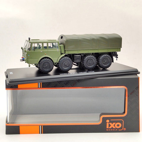 IXO 1:43 Tatra 813 8X8 KOLOS 1968 TRU025 vert camion moulé sous pression modèles limités ► Photo 1/6