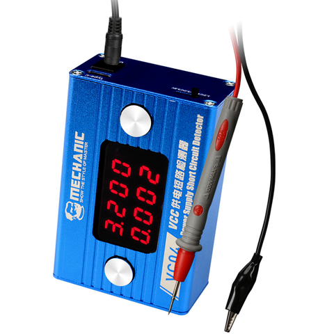 Boîte de détection de brûlure de disjoncteur mécanique Pro, outil de réparation de carte mère de court-Circuit de téléphone portable, alimentation VCC ► Photo 1/6