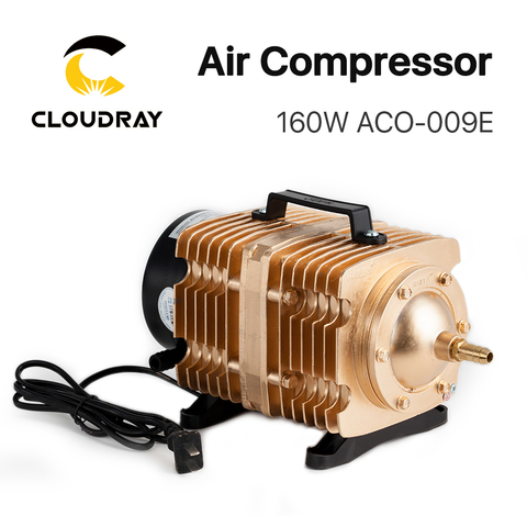 Pompe à Air magnétique électrique de compresseur d'air de Cloudray 160W pour la découpeuse de gravure de Laser de CO2 ACO-009E ► Photo 1/5