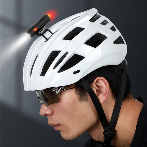 Lixada vélo vtt lumière USB Rechargeable vélo casque phare étanche vélo phare arrière feu arrière lampe de poche ► Photo 1/6