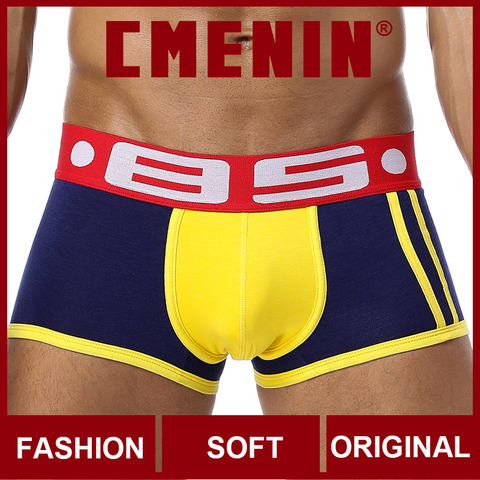 Sous-vêtements BS coton LOGO doux Sexy Boxer sous-vêtements pour homme Shorts nouveauté Boxer pour hommes hommes Boxershorts sous-vêtements boxeurs Sexi ► Photo 1/6