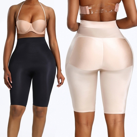 Taille haute sans couture corps shaper abdomen bout à bout levage fesses contrôle culotte invisible coussin rembourré hanche amélioration sous-vêtements ► Photo 1/6