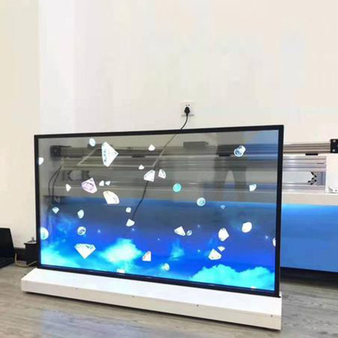 Écran transparent de 55 pouces, moniteur OLED écrans pour publicité PC ► Photo 1/6