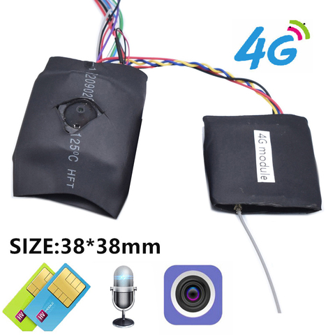 Camhi-MINI caméra de caméra IP 5/3G/4G, bricolage fil 5MP, IMX335 1920P, avec trou de broche, microphone intégré et port Micro et carte SD ► Photo 1/6