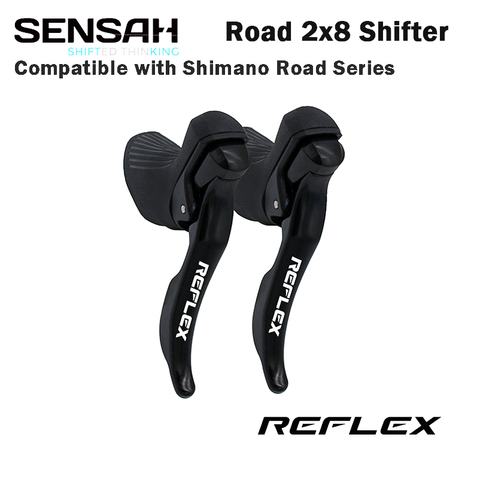 SENSAH-ensemble de vitesses pour vélo de route REFLEX 2x8 vitesses, leviers de frein et de vélo, SHIMANO, Sora, Tiagra, Claris ► Photo 1/6