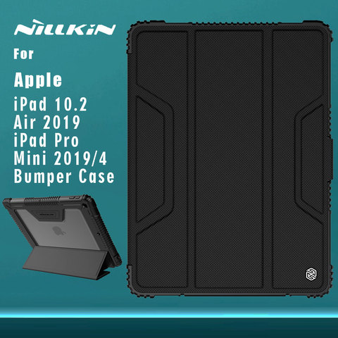 Nillkin-coque arrière en cuir à rabat antichoc pour Apple iPad Air 10.9 2022 4 10.2 Pro 12.9 11 2022 10.5 Air Mini 2022 4 ► Photo 1/6