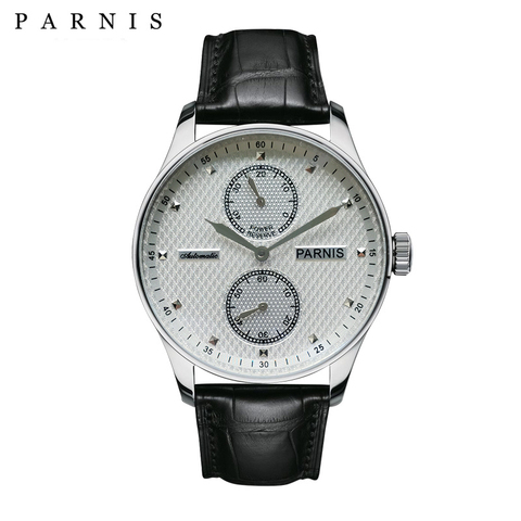 43mm Parnis montre automatique réserve de marche montres mécaniques classique hommes plongeur montre Top marque de luxe hommes relogio masculino ► Photo 1/6