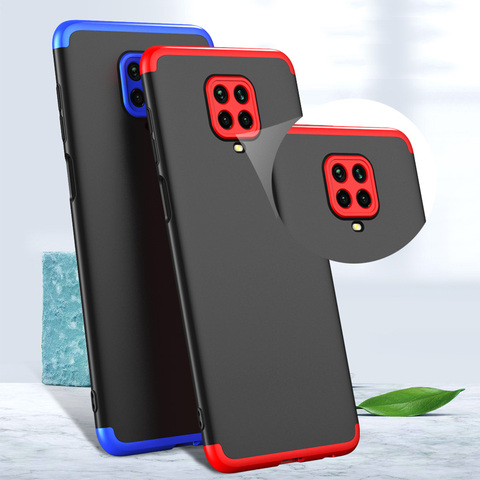 3-en-1 étui de protection complet pour Xiaomi Redmi Note 9S 9 Pro coque arrière pour Xiaomi redmi note 9 Pro Max étui de téléphone à lentille dure ► Photo 1/6