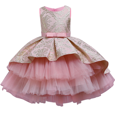 Robe de soirée en dentelle papillon pour filles, tenue de mariage élégante de noël pour enfants, haute qualité, 2022 ► Photo 1/6