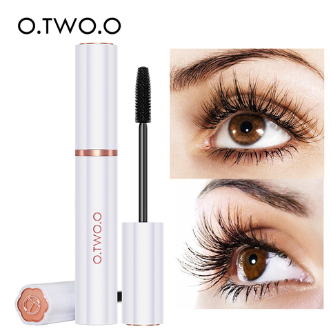 O.TWO.O Super cils Mascara imperméable à l'eau en fibres de soie Mascara noir longues Extensions de cils à friser yeux Sexy maquillage cosmétiques ► Photo 1/6