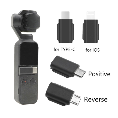 Micro USB pour DJI Osmo poche 2 TYPE-C IOS Smartphone adaptateur téléphone données connecteur Interface poche cardan caméra accessoires ► Photo 1/6