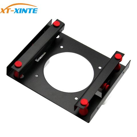 XT-XINTE disque dur amortisseur support HDD SSD convertisseur support convertit 3.5 à 5.25 pouces disque dur baie support de montage ► Photo 1/5