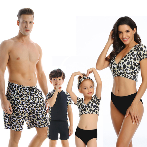 Maillot De Bain assorti pour famille, ensemble deux pièces, pour mère et fille, fils et fille, costume De Bain pour femmes, 2022 ► Photo 1/6