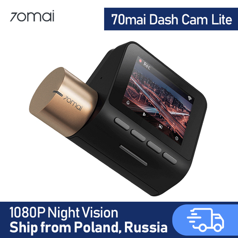 2022 nouveau 70mai Dash Cam Lite GPS voiture DVR WIFI Dashcam 24H moniteur de stationnement enregistreur vidéo 1080P HD Vision nocturne caméra de tableau de bord ► Photo 1/6