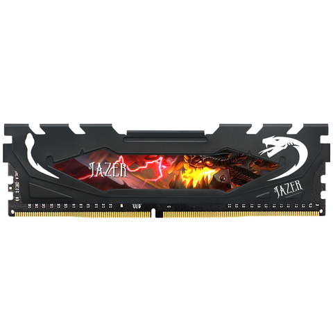 JAZER ordinateur mémoire 8Gb Ddr4 4Gb 16Gb Pc4 2400Mhz Ram ordinateur de bureau de mémoire avec dissipateur de chaleur ► Photo 1/6